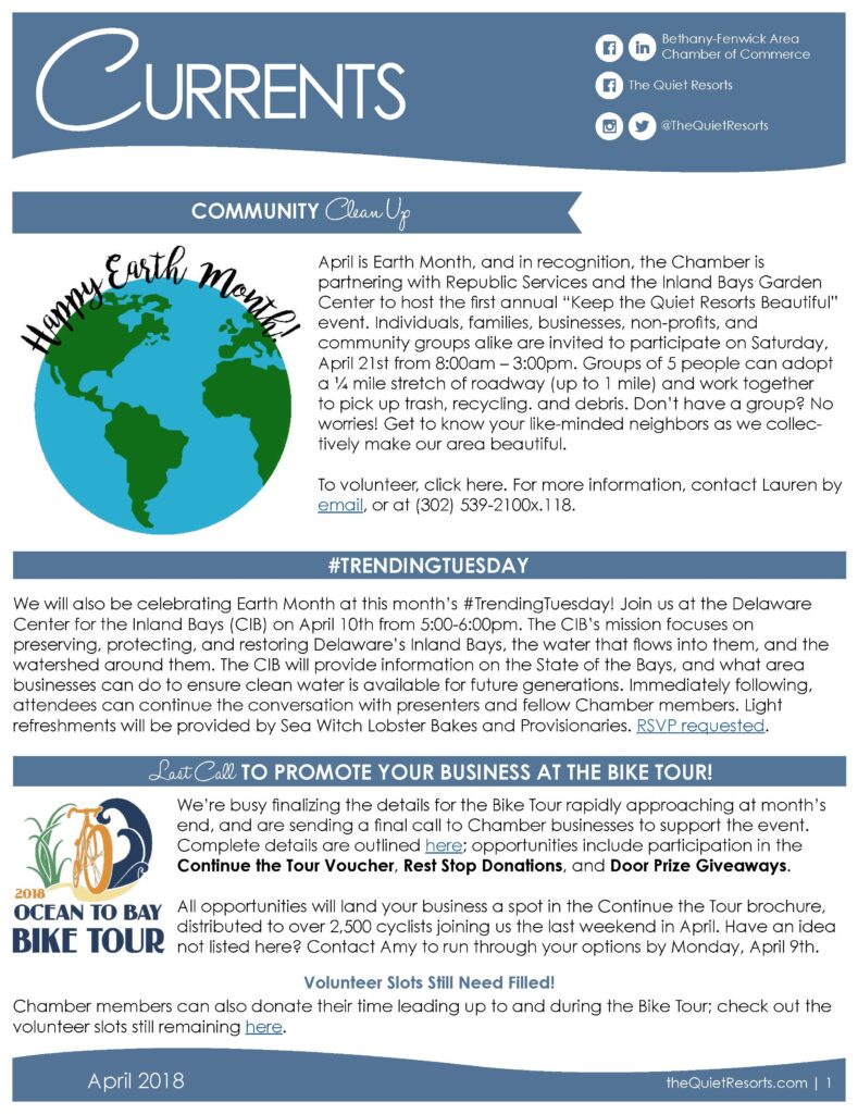 April2018 Newsletter Page 1