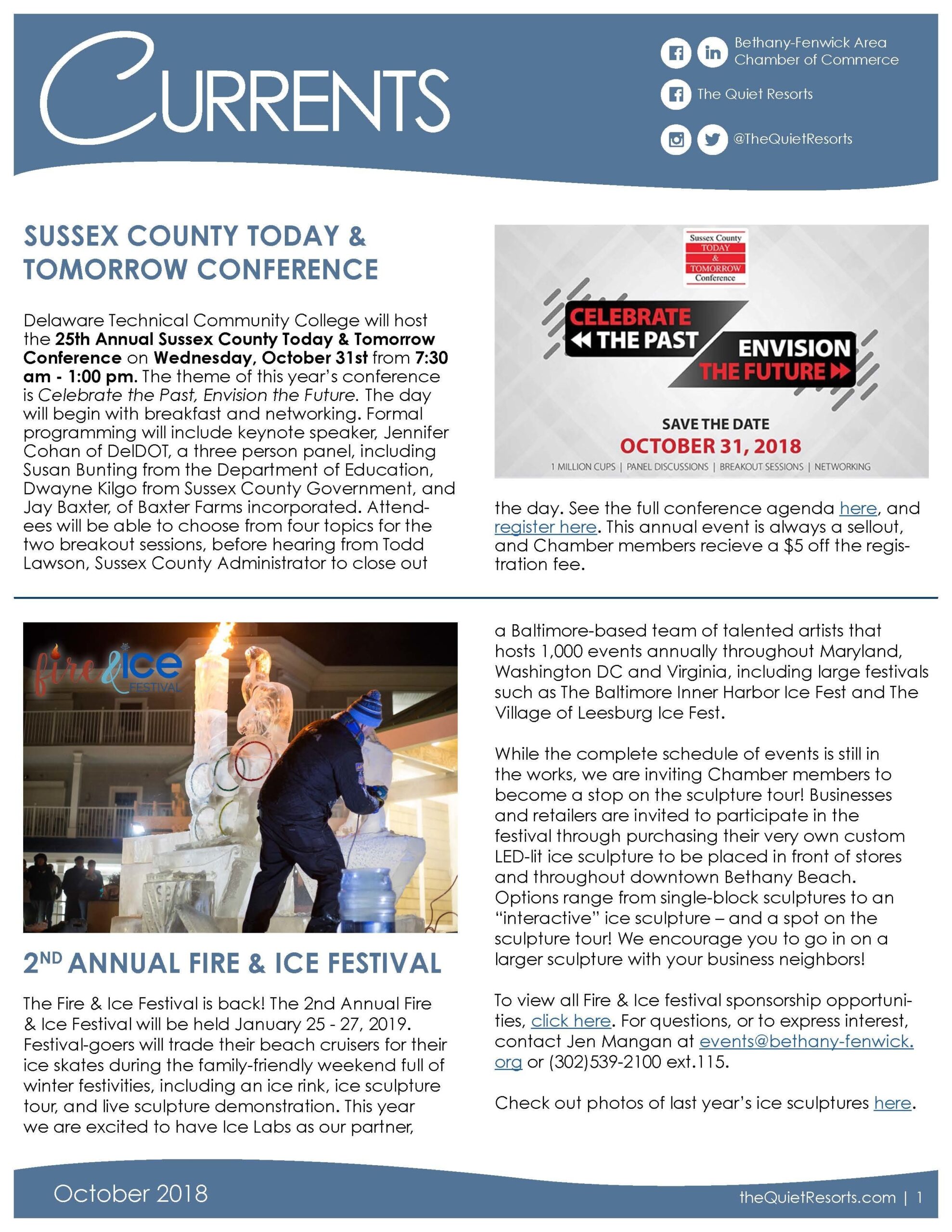 October2018 Newsletter Page 1
