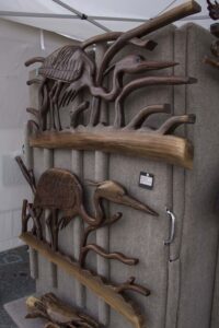 wood pelican art