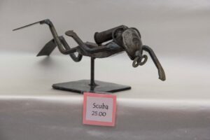 scuba sculpture