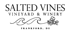 the logo for salted vines vineyard and winery