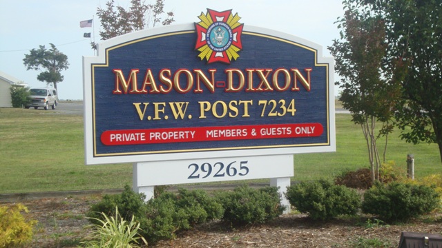 a sign for mason - dixon view post 1244