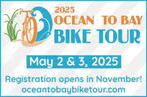 the ocean to bay bike tour logo