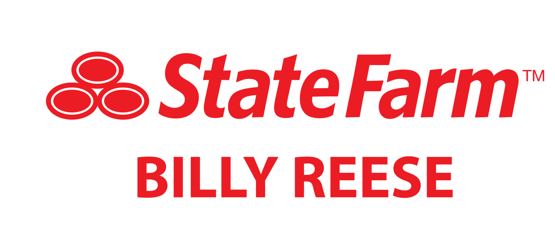 the state farm logo on a black background